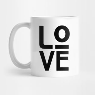 Love Awesome Typography Mug